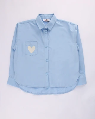 CHEMISE F AVEC COEUR 26CECHMF00 T4/T14A