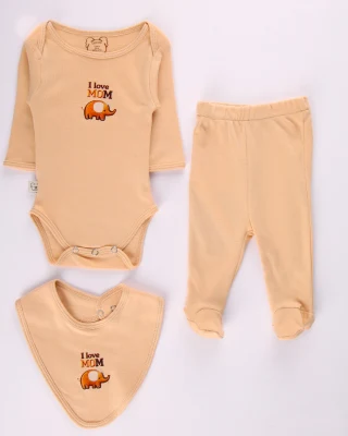 KIT GREN BB G 3P I LOVE MOM T0/12M