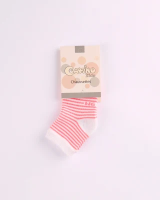CHAUSSETTE F/G RAYURES CARINO25 T0/36M