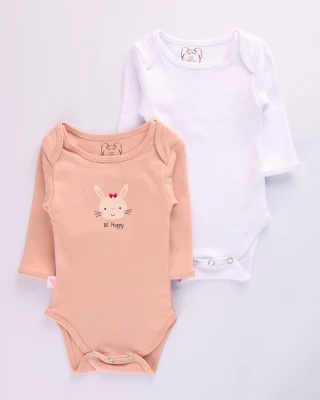 BODY F LOT DE 2 BE HAPPY 25CH2PBF00 T0/12M