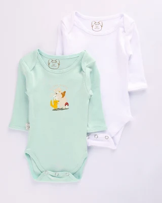 BODY F LOT DE 2 FOREST FAMILY 25CH2PBG00 T0/12M
