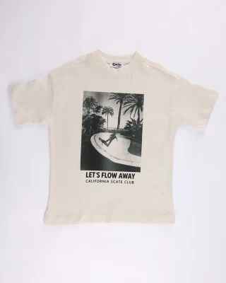 T SHIRT G  LET'S FLOW 26CETSHG03 T4/T14