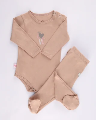 KIT 2P BB F LITTLE LOVE T0M/T18M