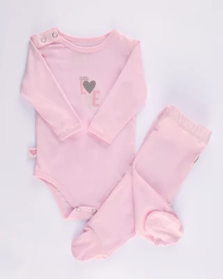 KIT 2P BB F LITTLE LOVE T0M/T18M