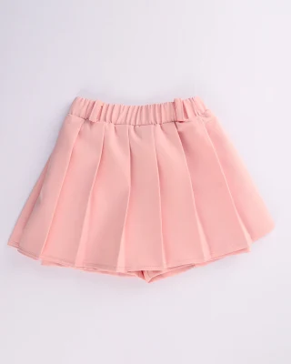 JUPE SHORT AVEC PLISSE 25CESHF02 T3/T12A