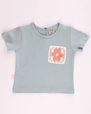 TSHIRT FLEUR BB F 26CETSHBF02 T6M/3A