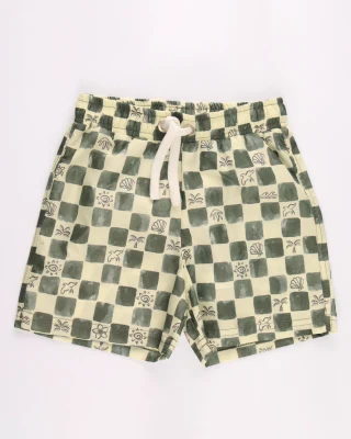 SHORT PLAGE CARREAUX 26CESHPG01 T4/T14A