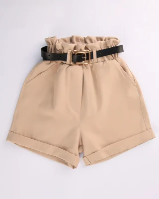 SHORT F TISSU UNI CARINO25 T3/14A